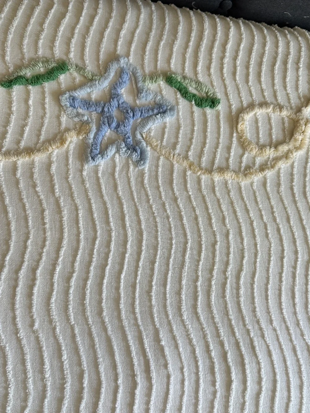 Chenille Bedspread Coverlet vintage chenille